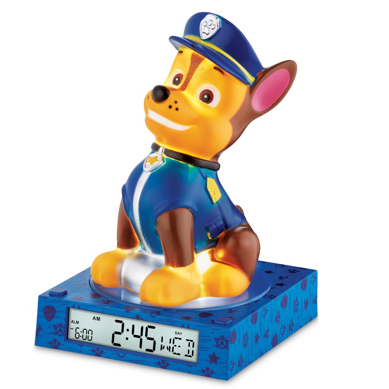 Collections Etc Paw Patrol Digital Alarm Clock and Night Light